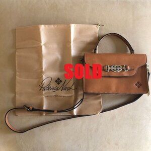 SOLD Patricia Nash Porcili Top Handle Bag in Biscuit NWT